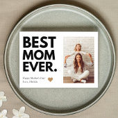 はっきりした最高の母の日の写真 カード