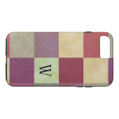 はっきりした正方形パターン Case-Mate iPhoneケース (裏面(横))