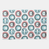 はっきりした歯科パターン – 歯科歯科衛生士 キッチンタオル (横)