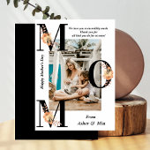 はっきりした母フローラタイポグラフィハッピーマザーズデイカード