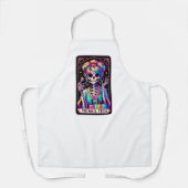 はっきりした爪、 ネイルテックタロットカード エプロン (正面)