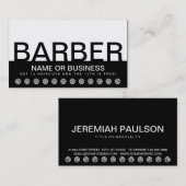 はっきりした理容師ロイヤリティカード ロイヤリティカード (正面/裏面)