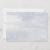 はっきりした白書の|写真発表を開始 招待状 (裏面)