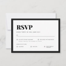 はっきりした白黒ミニマルタイポグラフィ結婚ズ