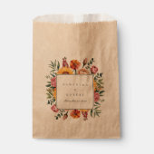 はっきりした秋縁どフローラ結婚ズ フェイバーバッグ (正面)