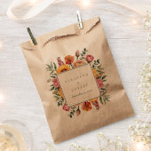 はっきりした秋縁どフローラ結婚ズ フェイバーバッグ (クリップ留めされた状態)