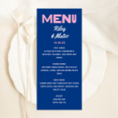 はっきりした種ファンキーモダンカラフルブルーピ結婚ンク メニュー