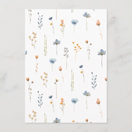 はっきりした結婚エレガントフローラアドバイス アドバイスカード (裏面)