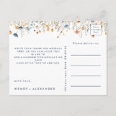 はっきりした結婚エレガントフローラ写真 ポストカード (裏面)