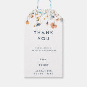 はっきりした結婚エレガントフローラ ギフトタグ (正面)