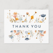 はっきりした結婚エレガントフローラ ポストカード (正面)