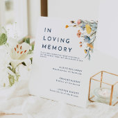 はっきりした結婚エレガントフローラ 台座サイン