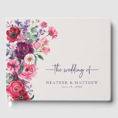 はっきりした結婚フローラ ゲストブック (正面)