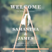 はっきりした結婚モダン記号 アクリルサイン (ニュートラル)