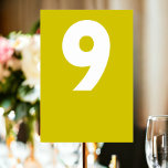 はっきりした結婚レトロ テーブルナンバー<br><div class="desc">Ricasoのカラフルレトロはっきりしたスタイルの座席表のテーブル番号結婚 – これらのカードにテーブル番号を追加 – あなたの結婚式のレセプションに最適素晴らし – 熱狂的なおもしろいスタイルで設計モダン – コレクションの他の製品を補完</div>