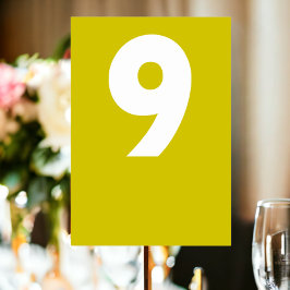 はっきりした結婚レトロ テーブルナンバー