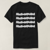 はっきりした線 Tシャツ (デザイン正面)