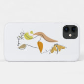 はっきりした美しい女性エンパワーメント顔ラインアート引用文 Case-Mate iPhoneケース (裏面(横))