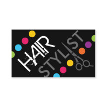 はっきりした美容師名刺