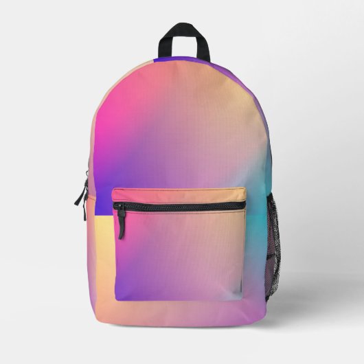 はっきりした美数々のしい: 鮮やか-Color Backpack プリントバックパック (正面)