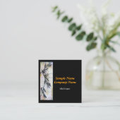 はっきりした自然アートカスタムデザイン名刺 スクエア名刺 (スタンド正面)