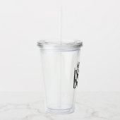 「はっきりした花婿の父」という手紙 アクリルタンブラー (右)