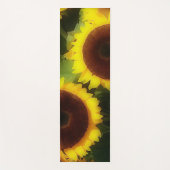 はっきりした花 – モダン s絵画s ヨガマット (正面)