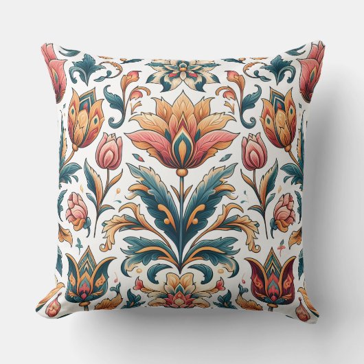 はっきりした華美フローラ装飾用クッション クッション (正面)