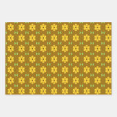 はっきりした装飾アートフローラ ラッピングペーパーシート (正面)