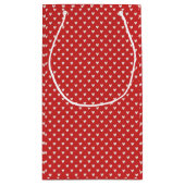 はっきりした赤いハートラブデザイン – 完璧なカスタムGi スモールペーパーバッグ (裏面)