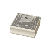 はっきりした赤いハートラブデザイン – 完璧なカスタムGi ラバースタンプ (スタンプ)