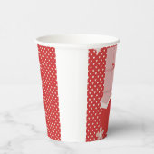 はっきりした赤いハートラブデザイン – 完璧なカスタムGi 紙コップ (右)