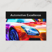 はっきりした車のカラフル車のBusiness Card 名刺 (正面)