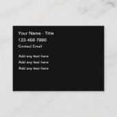 はっきりした車のカラフル車のBusiness Card 名刺 (裏面)