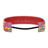 はっきりした迷彩柄パターン アスレチックヘッドバンド (裏面)