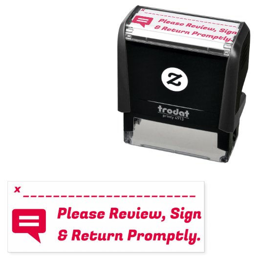 「はっきりした速やかに復刻して下さい。」 セルフインキングスタンプ (インサイチュ)