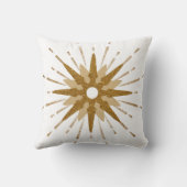 はっきりした金ゴールドスターバスト クッション (裏面)