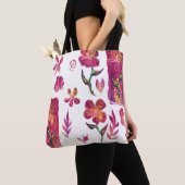 はっきりした開花トート トートバッグ (クローズアップ)