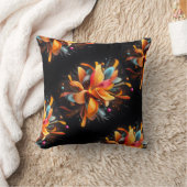 はっきりした開花抽象芸術装飾用クッション クッション (ブランケット)
