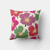 はっきりした開花数々の色の クッション (裏面)