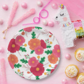 はっきりした開花紙プレート ペーパープレート (パーティー)