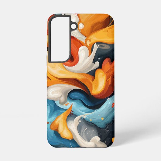 はっきりした開花 SAMSUNG GALAXYケース (裏面)