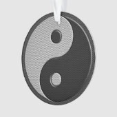はっきりした陰陽プリントスタイル オーナメント (正面)