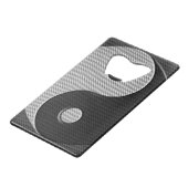 はっきりした陰陽プリントスタイル クレジットカード栓抜き (裏面アングル)