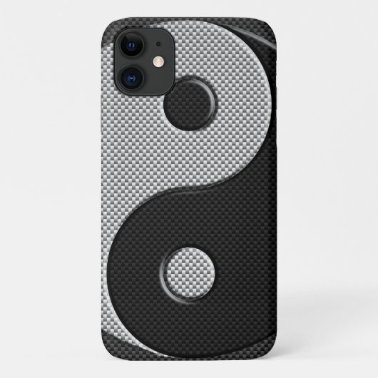はっきりした陰陽プリントスタイル Case-Mate iPhoneケース (裏面)