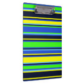 はっきりした青、ライム、および黄色のクリップボード クリップボード (右)