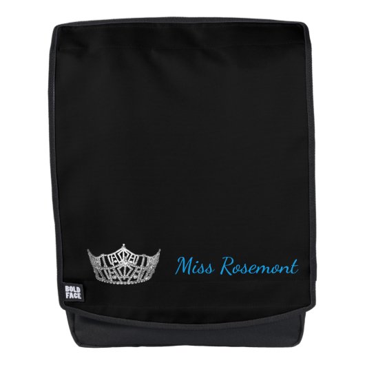 はっきりした顔バックパック – ページェント王冠 バックパック (正面)