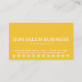 はっきりした顧客のロイヤリティカードを日焼けさせます ロイヤリティカード (裏面)