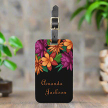 はっきりした鮮やかカラフル咲く花ブラックシック