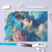 はっきりした鮮やかビクトリアン紙 薄葉紙 (クラフト)